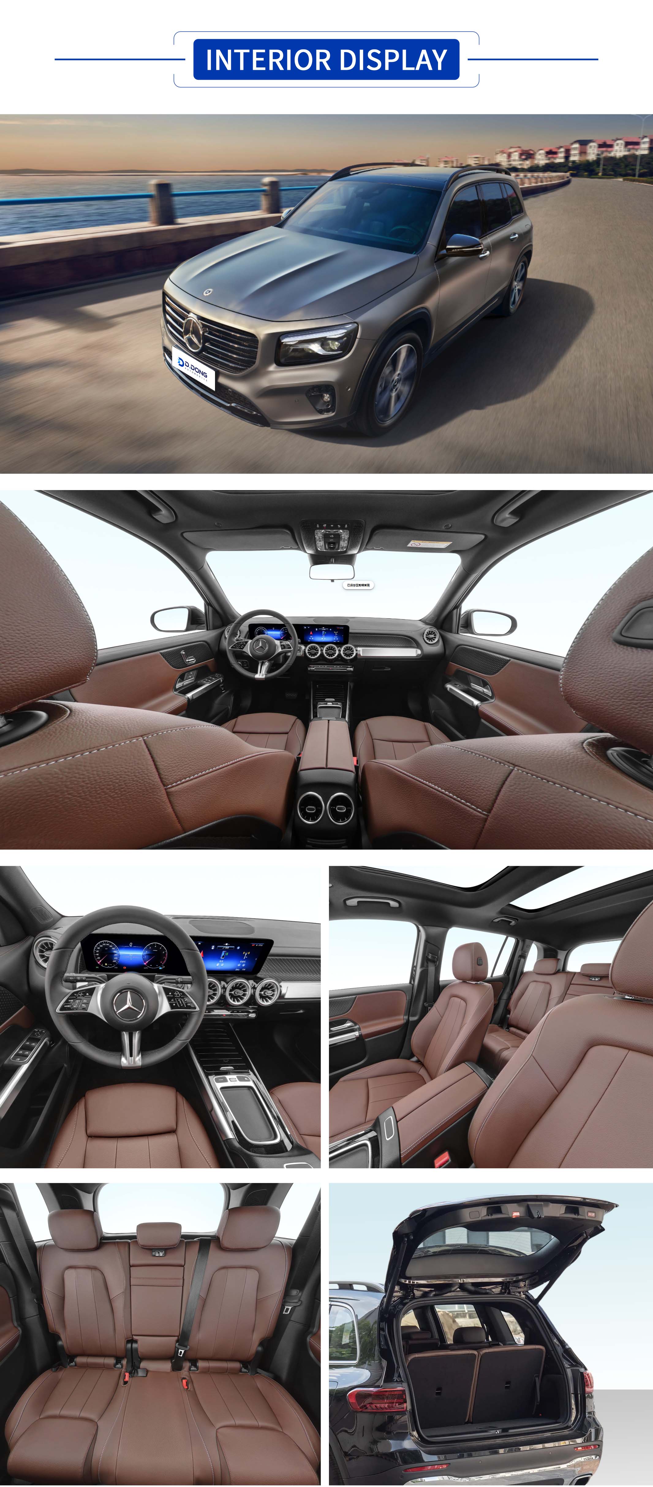 Mercedes-Benz GLB All Colors,Mercedes-Benz GLB All Interior Display